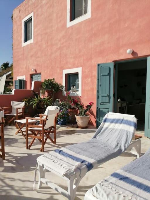 Casa Dei Melograni At Vourlidia Leros Villa Vromolithos ภายนอก รูปภาพ